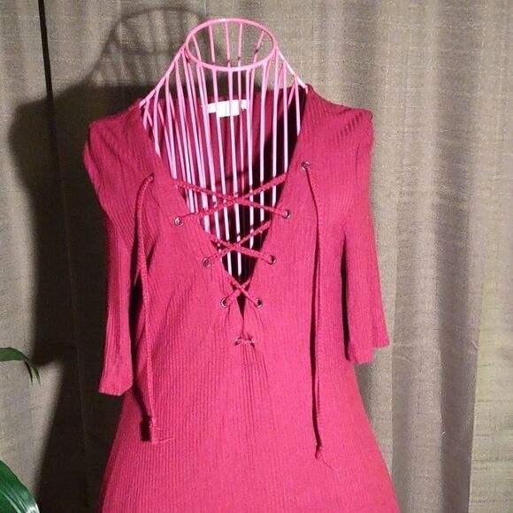 Marlow maroon Size Small Mini Dress - Picture 7 of 7